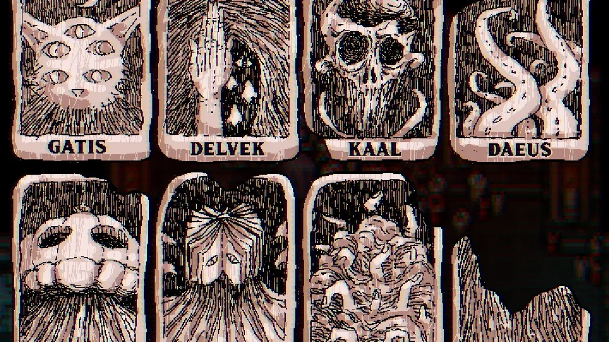 Elderfield Gods Guide - All Eight Gods, the God Forge and the Farm Seal